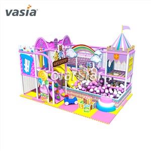 Equipamento infantil de plástico para playgrounds internos